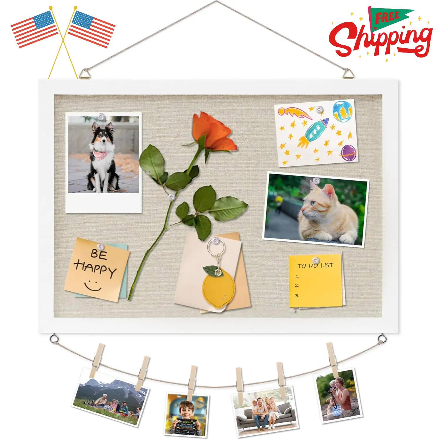Cork Board with Linen White,Bulletin Board 17x12 Cork Board with Linen White,Bulletin Board 17x12
