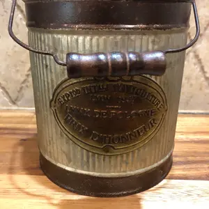 Galvanized Bucket Planter