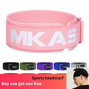 MKAS Professional Weightlifting Belt for Squat Deadlift Powerlifting Gym Training Adjustable EVA Core Protector Unisex Fit Core Support Gear for Men Women neoprene dumbbell bed mat strength workout to Barbell Converter Kit weight equipment additional
