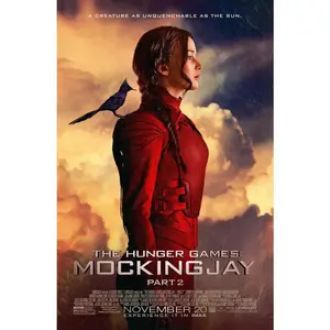 HUNGER GAMES: MOCKINGJAY PART 2 - 13.25"x20" Original Promo Movie Poster 2015 Jennifer Lawrence