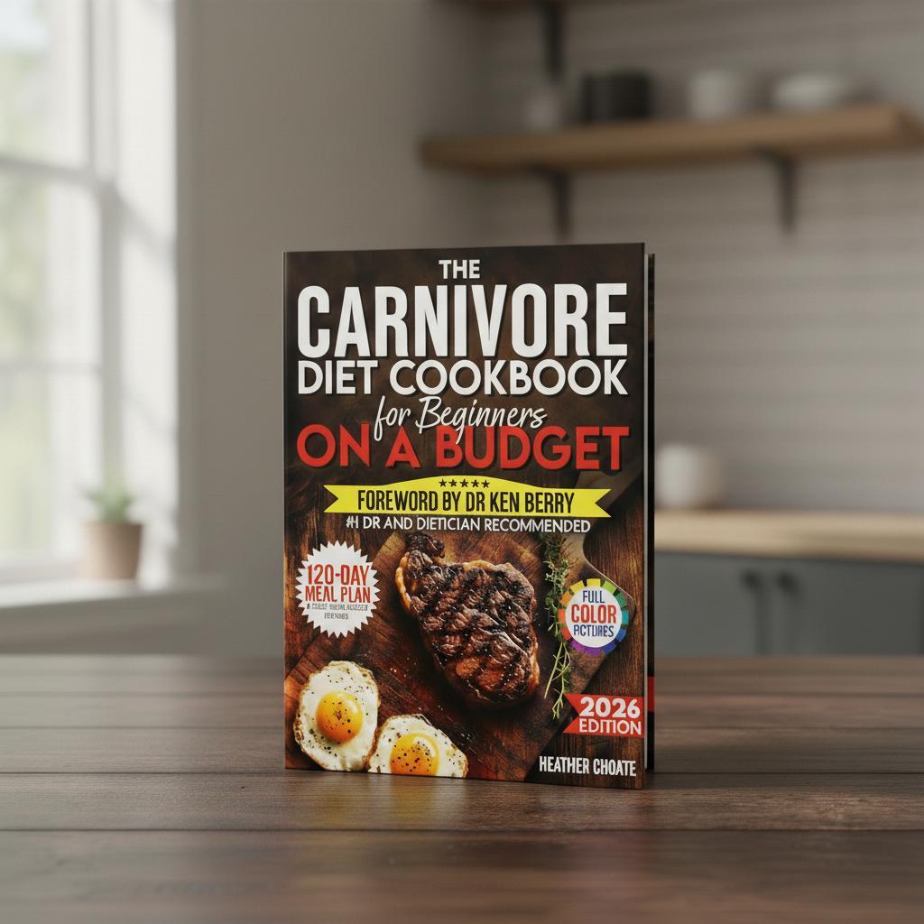 The Carnivore Cookbook for Beginners on a Budget: A Beginner-Friendly Guide to 120 Days of Simple Meal Planning, Smart Grocery Shopping & Affordable Meat-Based Recipes ($7/Day Blueprint + Bonuses) Paperback