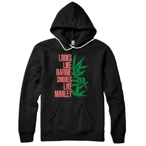 Personalized Hippie - Marijuana Cannabis Girl - Weed Pullover Hoodie