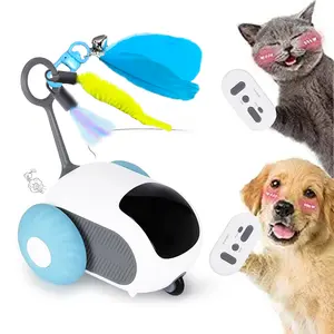 Four angels-Remote Control Smart Electric Cat Toy,Interactive Cat Toys for Indoor Cats,Gravity Automatic Mobile Car Toy,Cat Mouse Toys,Moving Cat Toy, USB Rechargeable cat  accessories automatic  cat  toy cat  toys  indoor  cats-MPPC