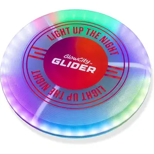 GlowCity Glider - Glow in the Dark LED Flying Disc