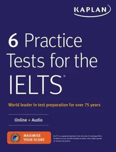 USED-6 Practice Tests for the Ielts: Online + Audio by Kaplan Test Prep (Paperback)