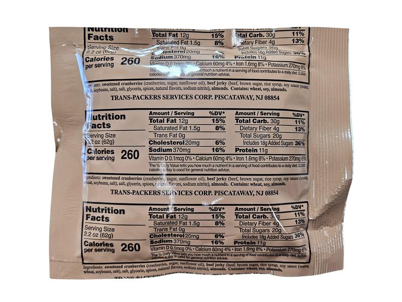 MRE Trail Mix - Recovery, with Jerky