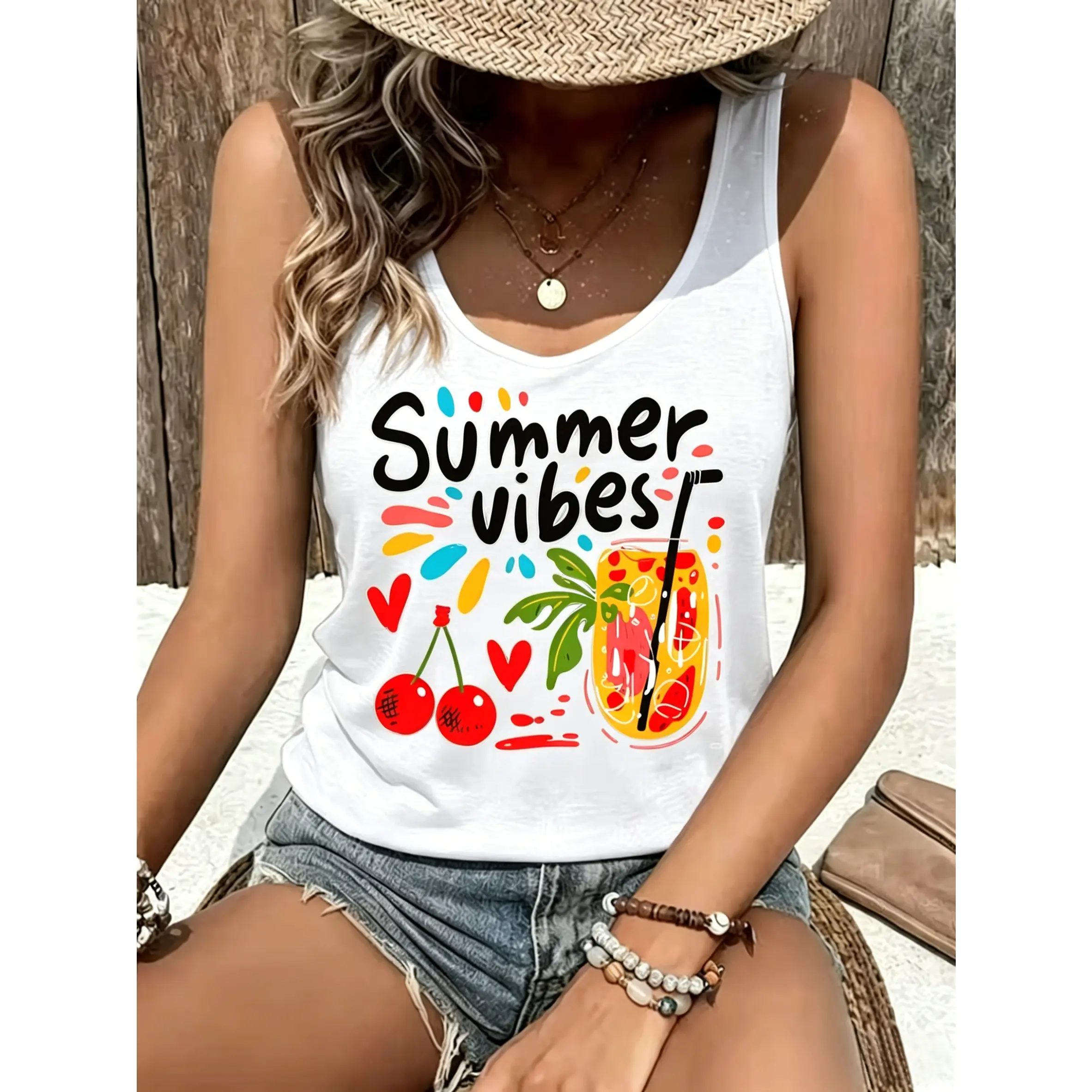 cherry tank top - TikTok Shop