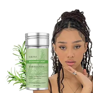 Rosemary Hair Wax Stick, for Damaged Hair and Split Ends, Smooth Hair Wax for Men and Women, Anti-Frizz and Volumizing, Hair Styling Wax, Hair Setting Agent.