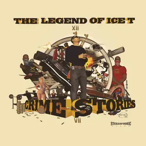 Ice T - The Legend Of Ice T: Crime Stories  [VINYL RECORD - LP] Clear Vinyl, Red