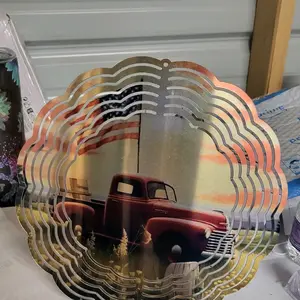 sublimated wind spinner 10 inch