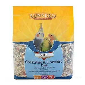 Vitakraft Sun Seed  Vita Sunscrpt Tiel Lovebird, 5 lbs