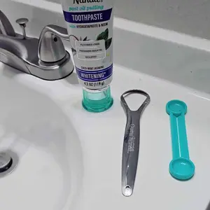 GuruNanda Hydroxyapatite Neem Whitening Toothpaste, SLS & Fluoride Free, Freshens Breath & Fights Plaque, Natural CocoMint Jasmine, 4.2oz