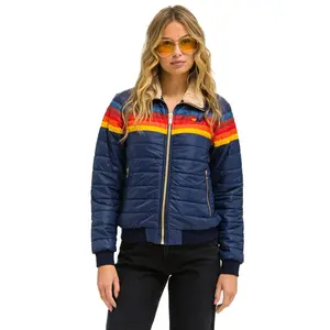 5 STRIPE JACKET - NAVY