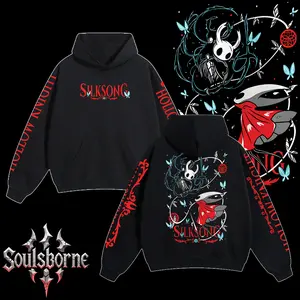 [Soulsborne Style] Vintage Daughter of Hallownest - Hornet - Hollow Knight: Silksong Unisex Hoodie, Soulsborne Gaming Apparel, Game Shirt, Video Game Clothes, Boy Merch, Gift For Him, Gift For Her, Soulslike Streetwear