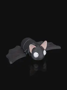 3D Printed Articulated Bat Set of 5 | Flexi Bat Fidget Toy | Halloween Decor | Goth Aesthetic | Spooky Desk Buddy | Black Pink | Kids Gift