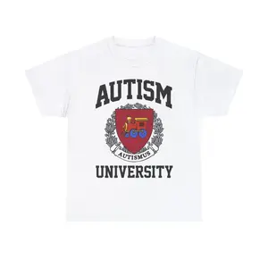 Autism University Unisex Heavy Cotton Tee.