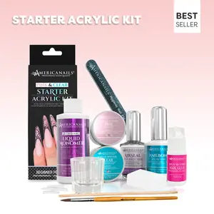 Americanails Pink & Clear Starter Acrylic Kit