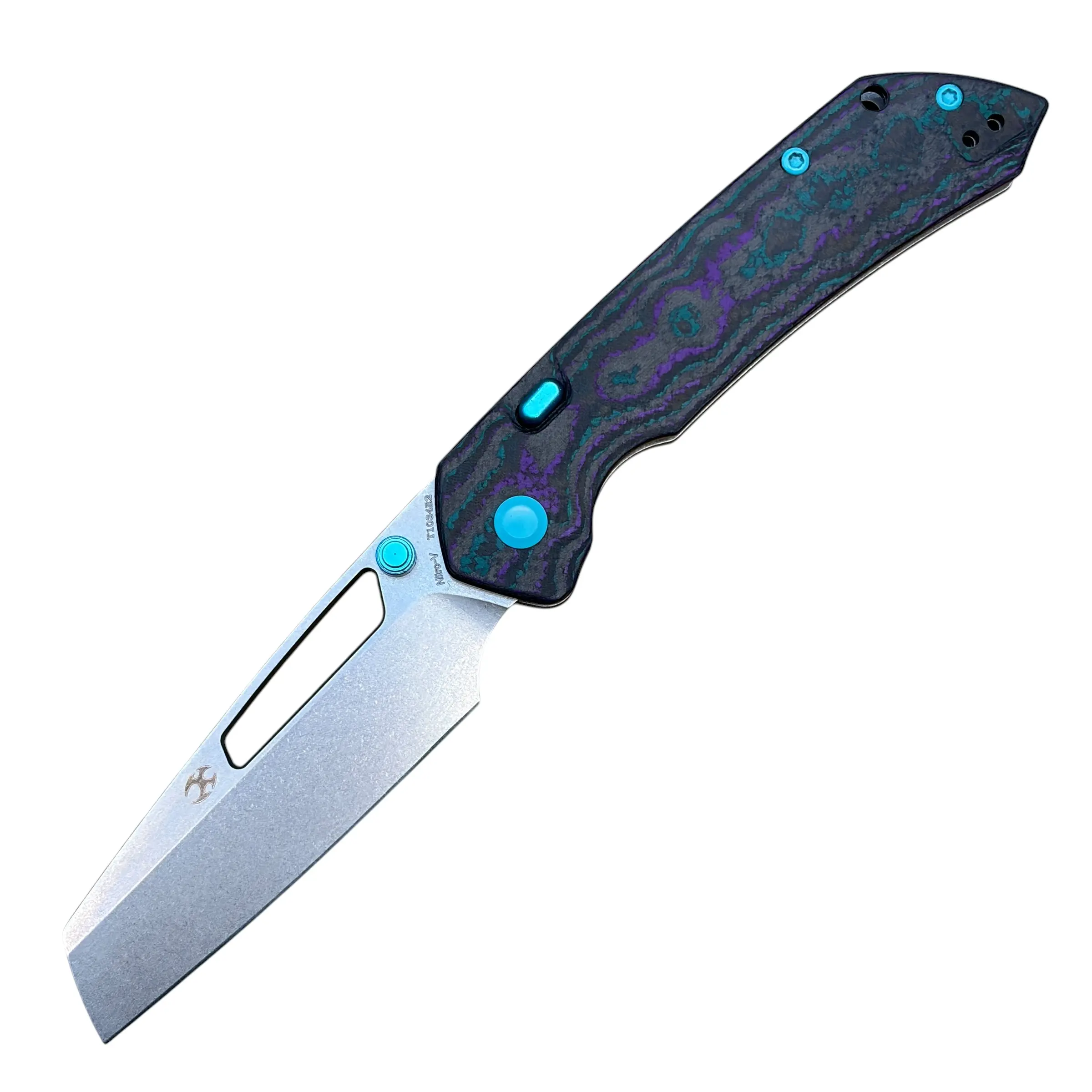 KANSEPT Fenrir Blade City Exclusive – Nitro-V & Camo Carbon Top Liner Lock