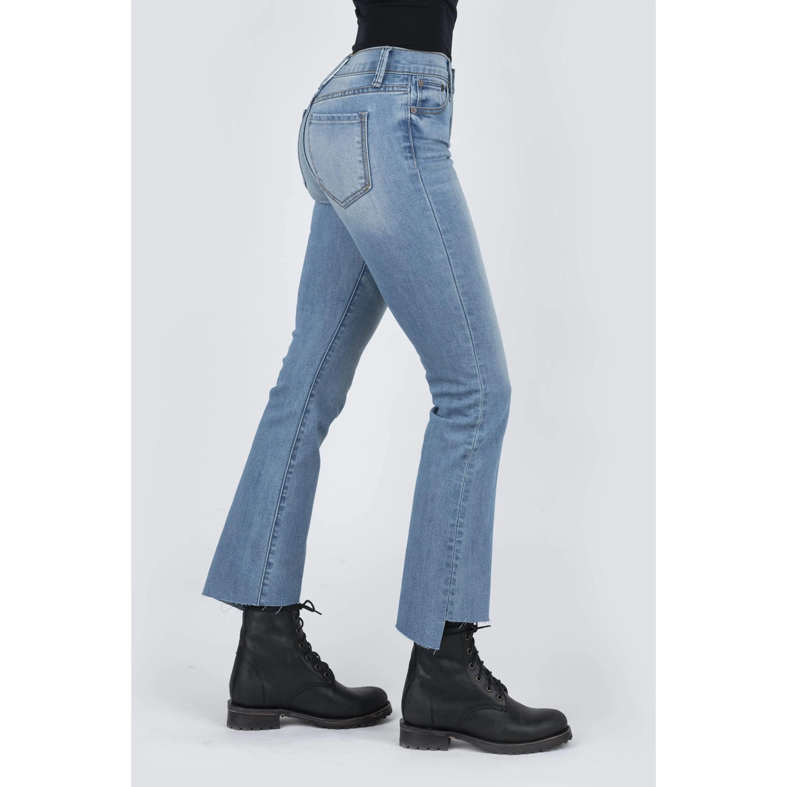 Women's Stetson High Rise Light Wash Western Jean