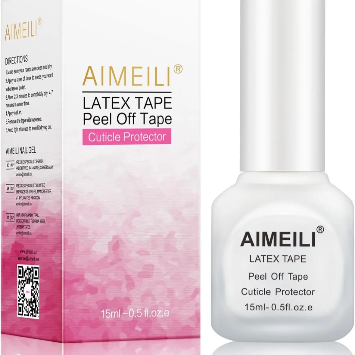 Aimeili Nail Art Latex Tape - Finger shield