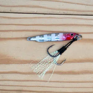Red Head Glow | CaliStriker Slow Pitch Jig | 10g 15g 20g