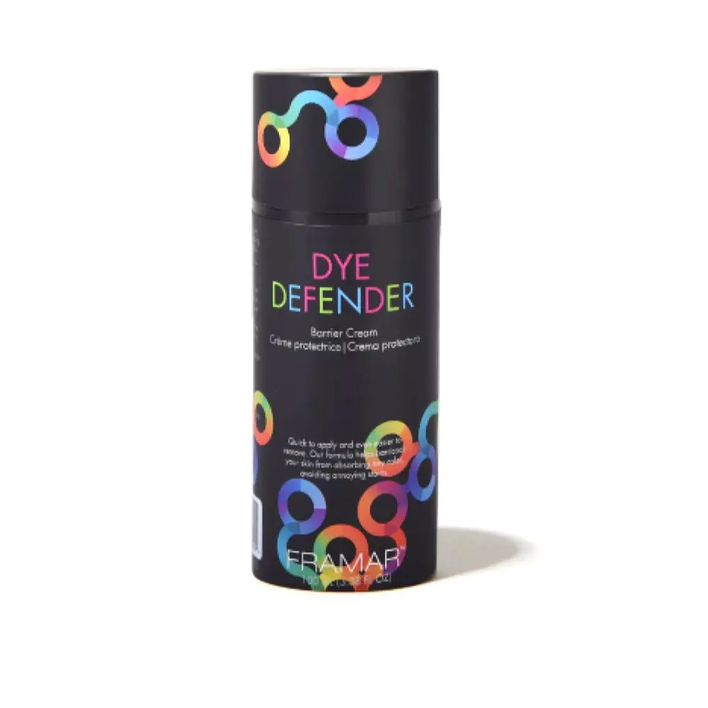 Framar Dye Defender Barrier Cream (100ml) - Haircare Stain Protection for Neck/Ears/Hairline, Airless Pump, Storage-Friendly Design, Clean Vanilla Scent, Fast-Washing Beauty & Personal Care Moisturizer, Washes Off Fast, Minimizes Waste, 0.1Kg, Glycerin