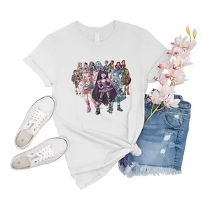 T-Shirt Women Monster High Outfits Monster High Family Shirts Big Shirt Short Event Boy Tee Gift For Men Friend Novelty