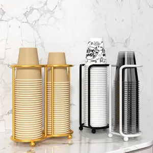 Single-Use Simple Paper Cup Holder Rack, Versatile for Office, Home, Coffee Shops, Self-Serve Areas, Meeting Rooms, Banquet Halls, Bathroom Counter Organizer