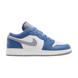 Air Jordan 1 Low GS 'True Blue Cement'