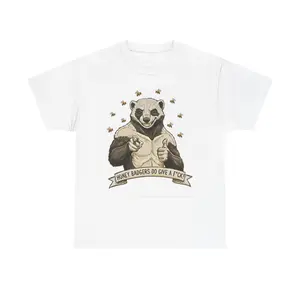 Honey Badger T-Shirt | Honey Badgers Do Give A F*ck Graphic Tee