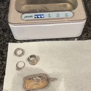 Phniti Ultrasonic Cleaner, 48KHz Ultrasonic Cleaner Machine for Jewelry, Eyeglasses, Rings, Watch Strap,Dentures-Dual Cleaning Modes, 304 Stainless Steel Tank