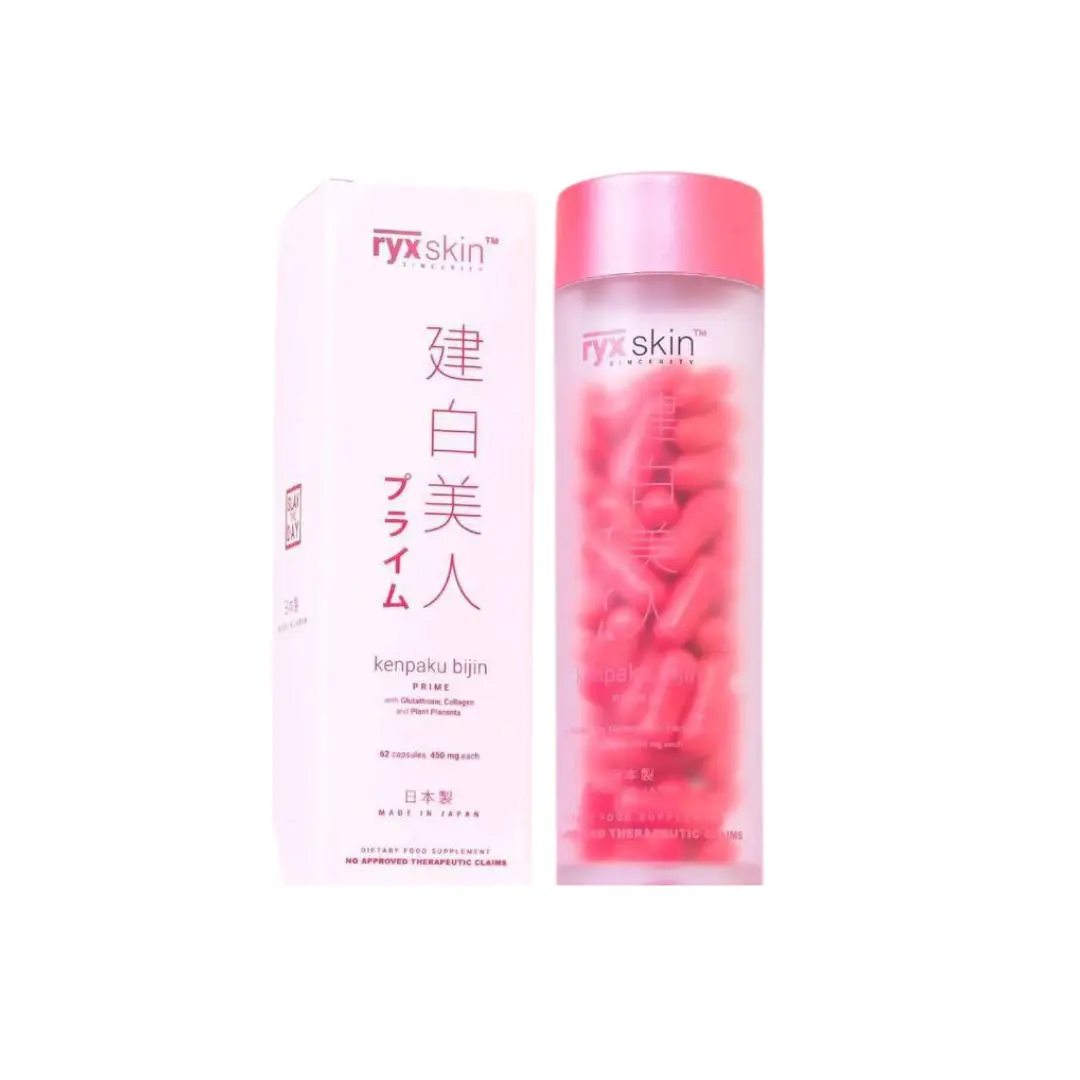 Kenpaku Bijin Prime Glutathione Capsules with Collagen & Placenta  62  Capsules - TikTok Shop