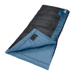 Coleman Bannack 50°F Warm-Weather Adult Sleeping Bag, Blue