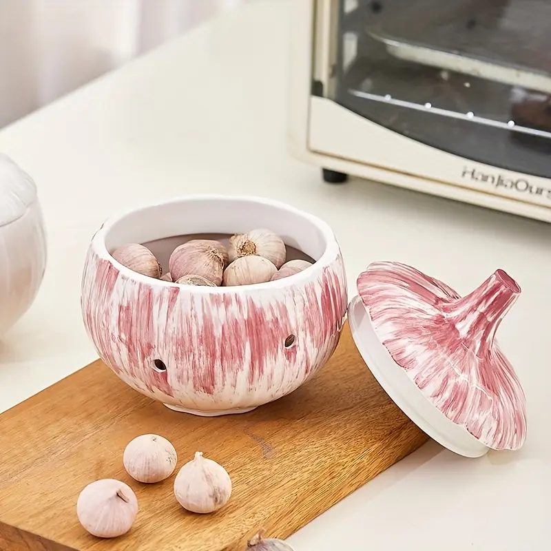 1pc Hollow Sealed Ceramic Cannister, Moisture-Proof Storage Jar Containers for Home Kitchen Cannister Storage Boxes