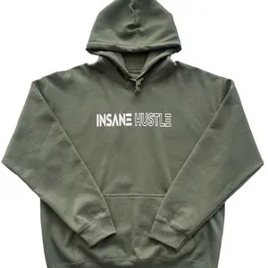 Insane Hustle Olive Premium Hoodie for Men & Women