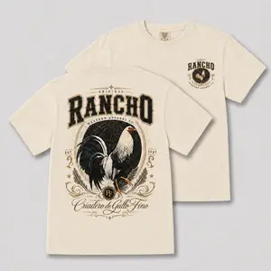 Rancho Criadero De Gallo Fino Shirt, Gamefowl Rooster T-Shirt, Western Ranch Graphic Tee, Gallo Fino Breeder Shirt, Mexican Rancho Apparel