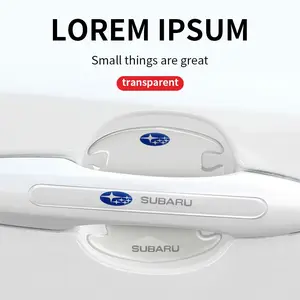 Universal Transparent Scratch-Resistant Sticker, Car Door Bumper Strip, Rearview Mirror Protector, Fits Subaru Sti Legacy Ascent Forester Xv Wrx Brz