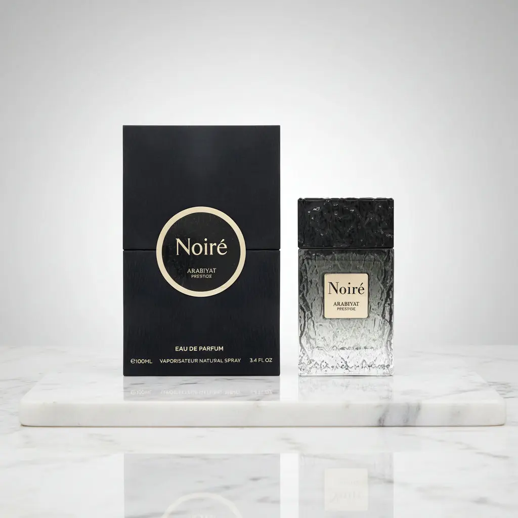 Arabiyat Noire Eau de Parfum Spray for Men - Premium Quality Fragrance with Woody Amber Musky, Bergamot & Cypress Notes, Long Lasting Scents, 3.4 fl oz Single Item, Fragrances
