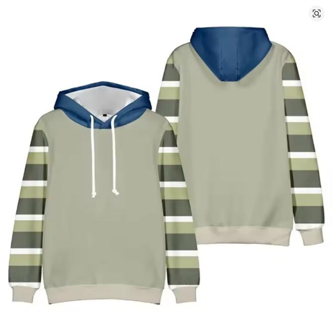 Men's 3D Hoodie Pullover Ticci Toby Jacket Cosplay Costume Anime Casual Sweatshirt plus Size Autumn Whol