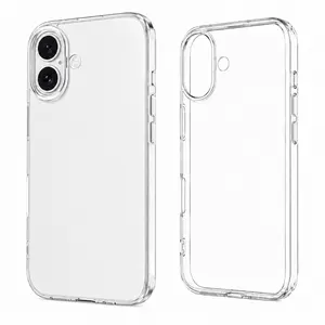 Ultra Thin Silicone Transparent TPU Case For IphoneX Xs Xsmax 11 12 13 14 15 16 17 Air Pro Max Plus plus Fit Protective silicone Crystal clear soft Back Cover