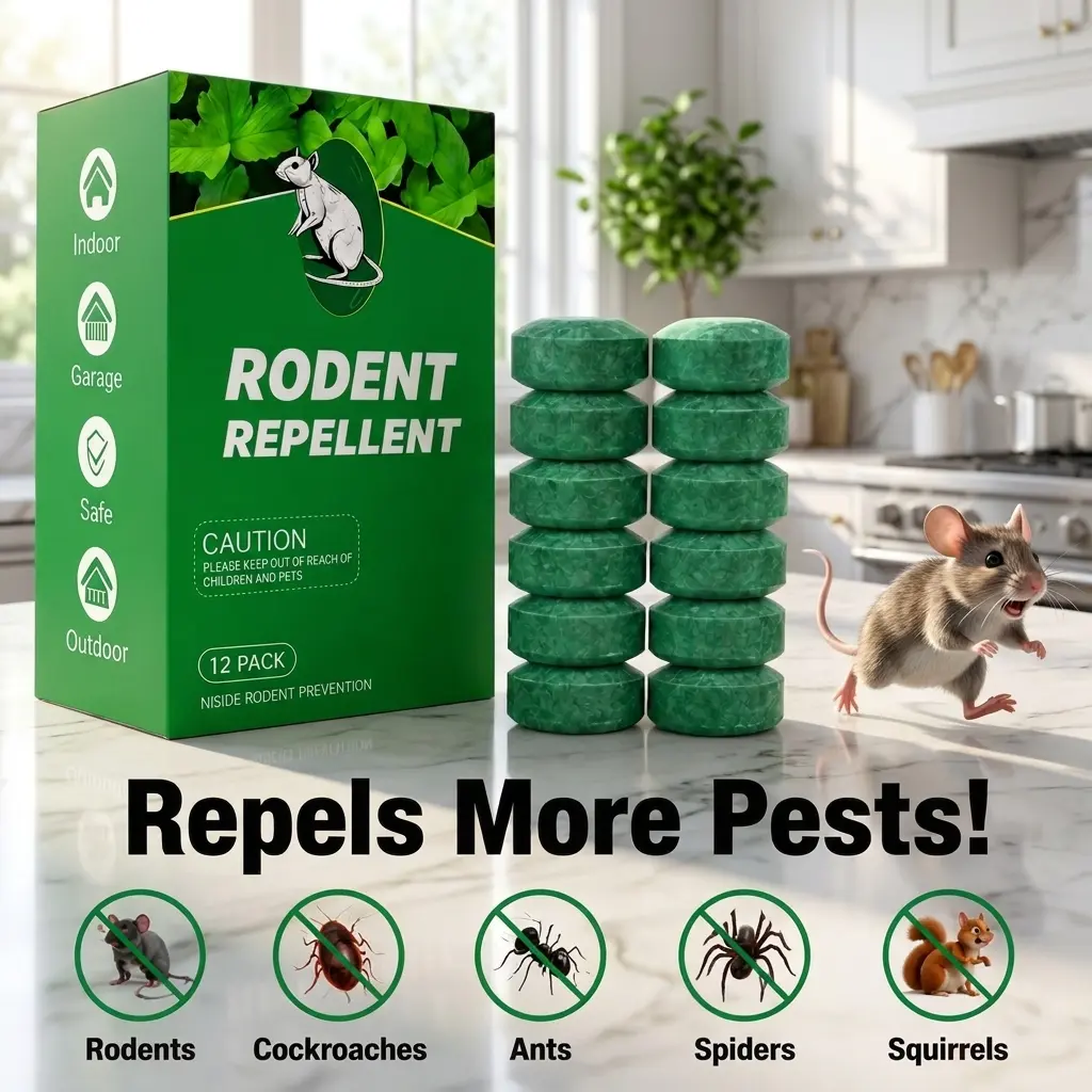 12 - Pack Popular & Trusted Peppermint Oil Mouse Repellent! Fast - acting, all - in - one formula powerfully and safely deters rats, mice, ants & more. Eco - friendly, cost - effective,and user-friendly.Long -lasting,Strong scent. Purchase with caution