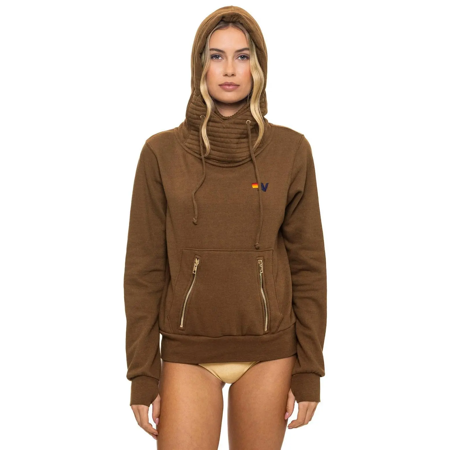 NINJA PULLOVER HOODIE - CHOCOLATE