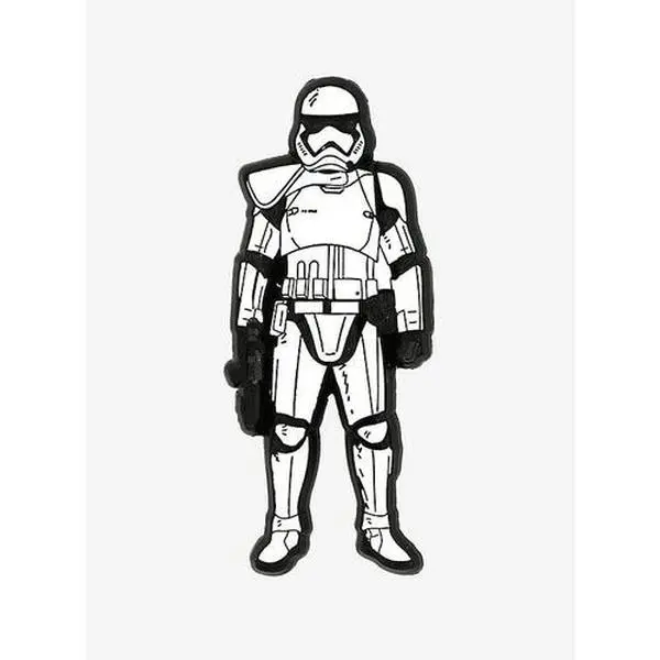 Star Wars: The Rise of Skywalker Unisex Stormtrooper Enamel Pin - Enamel & Zinc Alloy Metal Brooch, Special Collectibles Item with Keychain Option, Collectible Keychain