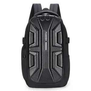 Outdoor Dual Backpack Hard Shell Bag Men's Motorcycle Bag Large Capacity Chest Pack Multi-Functional Waterproof Sports Backpack