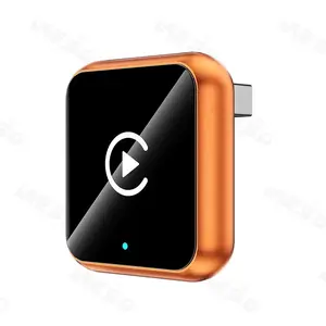 2026 Latest 2-in-1 Wireless CarPlay Adapter for Apple & Android Systems Converts Wired to Wireless Requires Built-in CarPlay Function