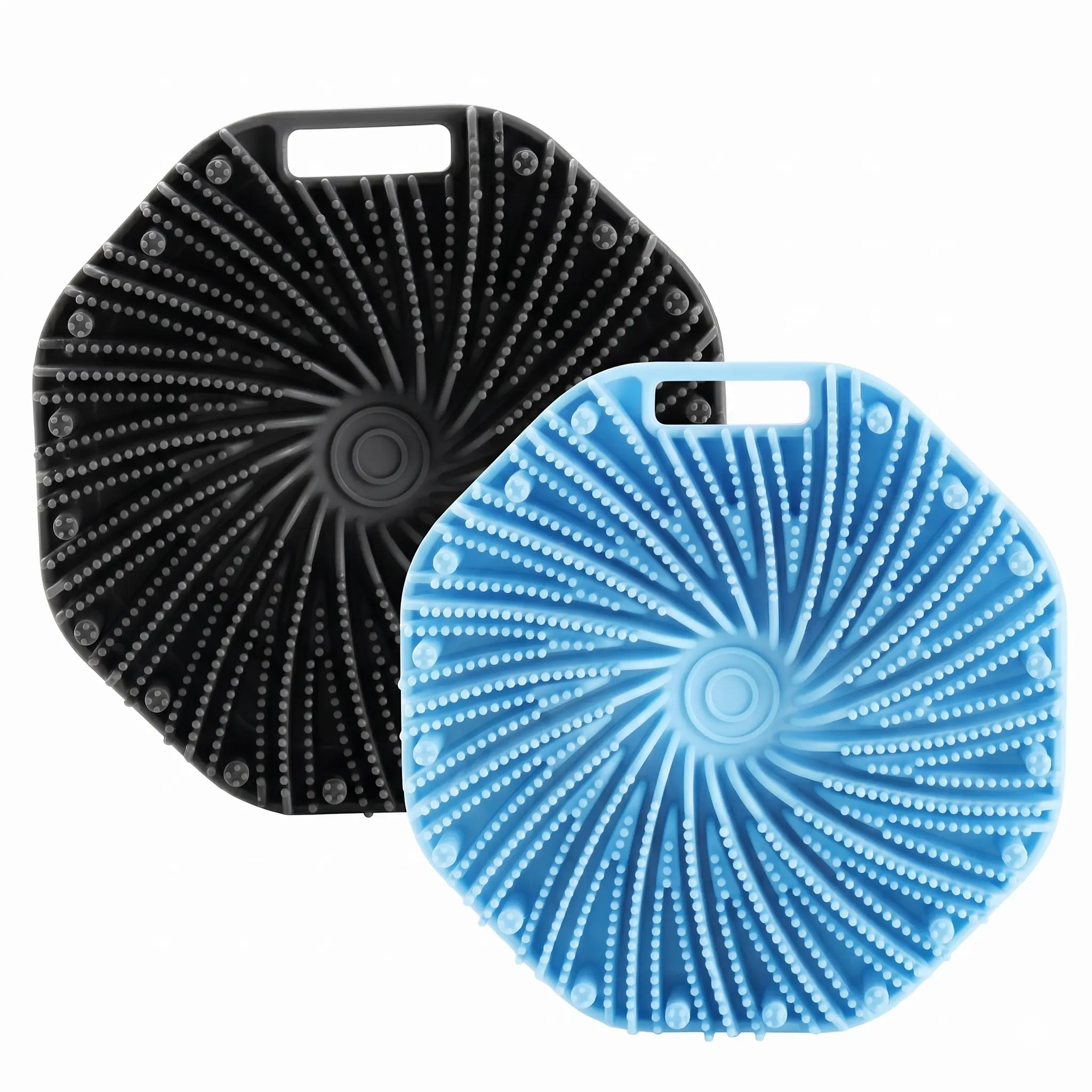 Body Scrubber 2-Pack – Silicone Exfoliators With Anti-Oil, Non-Slip Features, Ideal for Shower Use and Gentle on Skin for All Ages