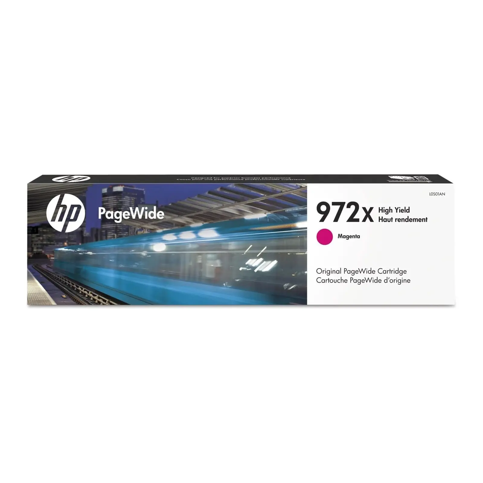 HP 972X High Yield Magenta Original PageWide Cartridge L0S01AN