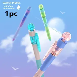 1 Pack Spray Pen Fun Prank Student Relaxation Gift Multifunctional Gel Ink Bottle Add Disinfectant Alcohol Pen Gel Ink Writing Pens
