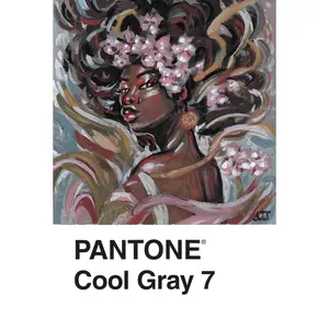 Pantone 12 Cool Gray Fine Art Print