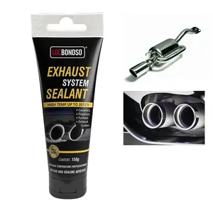 High Temp Exhaust Repair Kit, Muffler Repair Kit & Exhaust Sealant, Exhaust Leak Repair for Muffler, Tailpipe, Exhaust System, 5.3 oz.